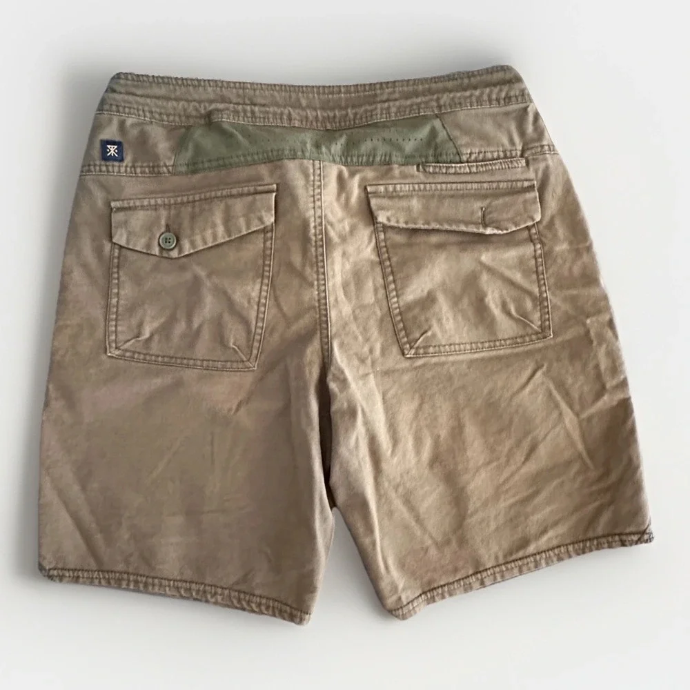 Roark Revival Layover Shorts Mens 30 Green Gorpcore Travel Hiking Utility‎